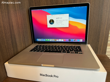2014 MacBook Pro 15" Retina i7, 16GB RAM, Magyar bill, dobozos