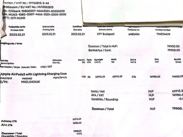 Airpods 3. gen. - iStyle számlás EREDETI