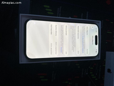 Apple Iphone 16 128GB kártyafüggetlen, hibátlan, karcmentes