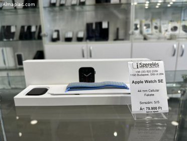 Apple Watch SE 44 mm cellular fekete (5/5) iszerelés.hu