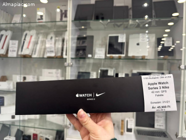 Apple Watch Series 3 NIKE 42 mm space grey 88% akku (21) iszerelés.hu