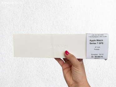 Apple Watch Series 7 41mm fekete garanciával (15/15) iSzerelés.hu