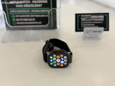 Apple Watch Ultra 2 49mm Fekete Újszerű/2025.11.17.Apple Gar./Akku 100