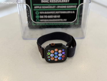 Apple Watch Ultra 2 49mm Black Újszerű/2026.08.07.Apple Gar./Akku 100%