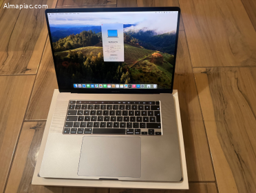 CTO MacBook Pro 16" 32GB RAM, i7, 500 SSD, Magyar bill., Korrekt Áron