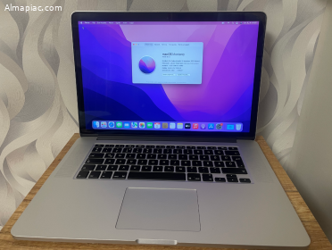 Eladó 2015 MacBook Pro 15" Retina 16GB RAM, i7, Magyar billentyűzet