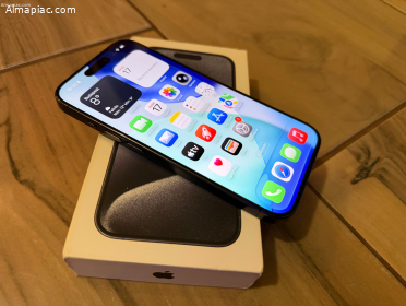 Eladó iPhone 15 Pro 128 GB, kártyafüggetlen, Bomba Áron