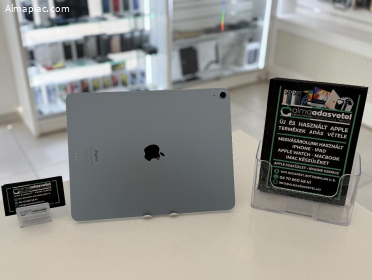 iPad Air 6 256GBWifi M2 13" Megkímélt/2025.06.30.Apple Gar./Akku 100%/