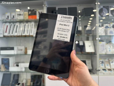 iPad Mini 2 7.9" 32GB Wifi+LTE Space Grey új akku új érintő (0/30)