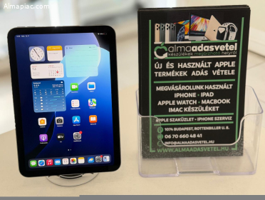 iPad Mini 7 128GB Wifi Újszerű/2026.04.18.Apple Gar./Akku 100%/p4752