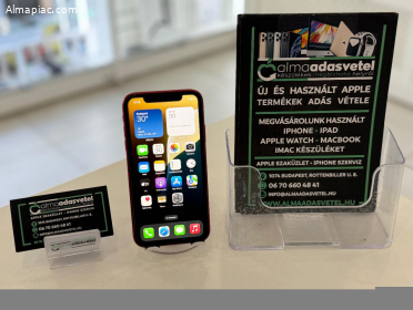 iPhone 11 128GB Független Használt/1-3 hónap gar./Akku 100%/p4333