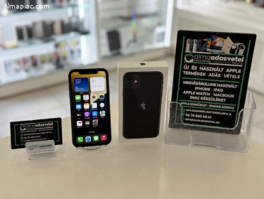 iPhone 11 64GB Független Újszerű/1 hónap gar./Akku 81%/p4208