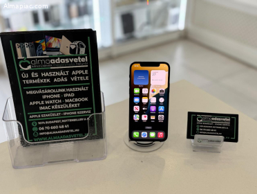iPhone 12 64GB Független Használt/1-3 hónap gar./Akku 100%/p4156