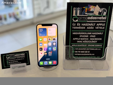 iPhone 12 64GB Független Újszerű/1 hónap gar./Akku 81%/p4331