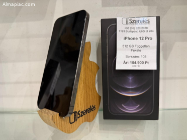 iPhone 12 Pro 512 GB független fekete új akkuval (108) iSzerelés.hu