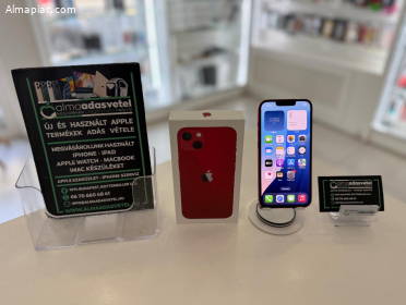 iPhone 13 128GB Független Használt/1-3 hónap gar./Akku 100% p4287