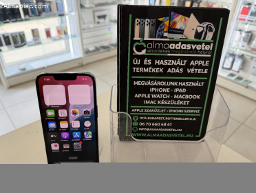 iPhone 13 128GB Független Használt/1 hónap gar./Akku 85%/p4890