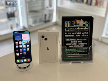 iPhone 13 128GB Független Hibátlan/2027.02.02.Gar./Akku 100%/p4457