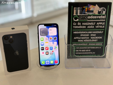 iPhone 13 128GB Független Karcmentes/2027.03.17.Gar./Akku 99%/p4707