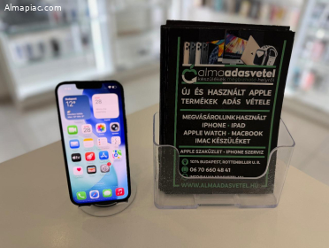 iPhone 13 128GB Független Megkímélt/1-3 hónap gar./Akku 85%/p4521