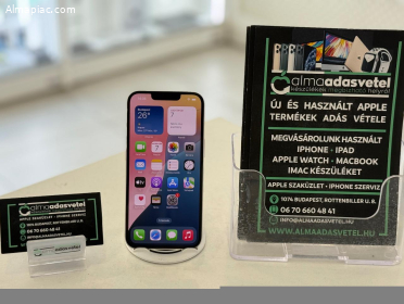 iPhone 13 256GB Független Nagyon Szép/1-3 hónap gar./Akku 87%/p4409