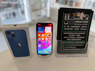 iPhone 13 128GB Független Újszerű/1-3 hónap gar./Akku 83%/p4525