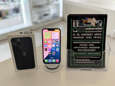 iPhone 13 256GB Független Újszerű/1-3 hónap gar./Akku 100%/p4474