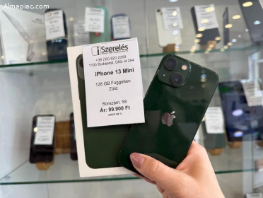 iPhone 13 Mini 128GB független zöld akku 86% (58) iSzerelés.hu