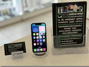 iPhone 13 Mini 128GB Megkímélt Független/1-3 hónap gar./Akku 100%/p438