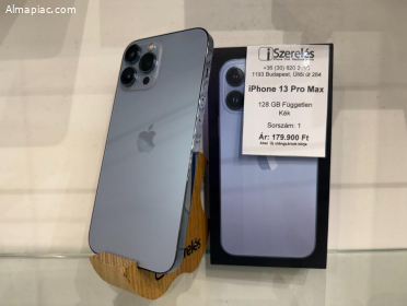iPhone 13 Pro Max 128GB kék ÚJ AKKU (1) iSzerelés.hu