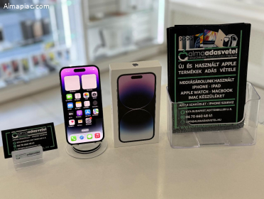 iPhone 14 Pro 128GB Független Megkímélt/1-3 hónap gar./Akku 85%/p4340