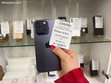 iPhone 14 Pro 128GB lila független akku 88% (41) iSzerelés.hu