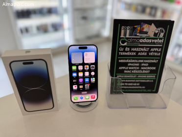 iPhone 14 Pro 256GB Független Újszerű/1-3 hónap gar./Akku 85%/p4805