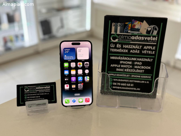 iPhone 14 Pro Max 256GB Függetelen Megkímélt/1-3 hónap gar./Akku 88%/p