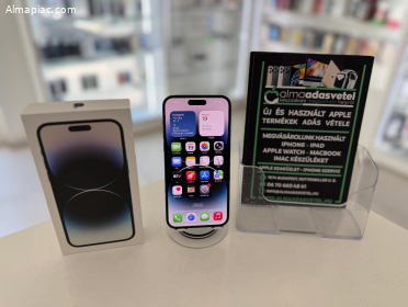 iPhone 14 Pro Max 256GB Független Használt/1 hónap gar./Akku 100%/p492