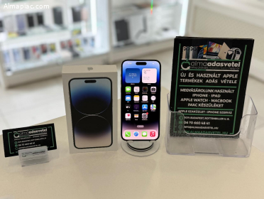 iPhone 14 Pro Max 256GB Független Újszerű/1-3 hónap gar./Akku 85%/p425
