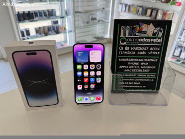 iPhone 14 Pro Max 256GB One Függő/Hibátlan/1-3 hónap gar./Akku 97%/p48