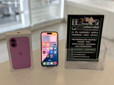 iPhone 16 128GB Független Karcmentes/2028.12.30.Gar./Akku 100%/p4665