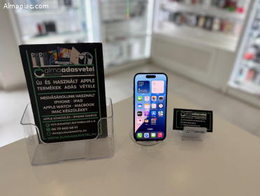 iPhone 16 256GB Független Megkímélt/2025.10.05.Apple Gar./Akku 100%/p4
