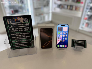 iPhone 16 Pro 128GB Független Hibátlan/2028.06.11.Gar./Akku 100%/p4304