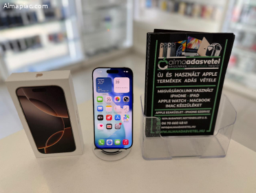 iPhone 16 Pro 256GB Független Hibátlan/1-3 hónap gar./Akku 96%/p4894