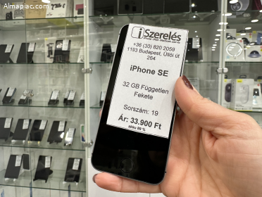 iPhone SE 32gb független fekete akku 89% (19) iszerelés.hu
