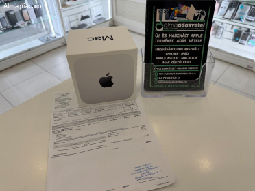 Mac Mini M4 16GB/512ssd/10-core CPU/Újszerű/2028.07.02.Gar./p4565