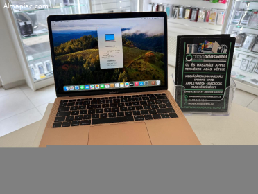 MacBook Air 2018 Újszerű/8GB/128ssd/1 hónap gar./Akku 81%/p4453