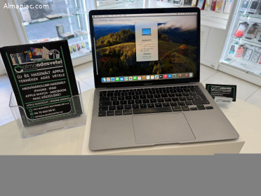 MacBook Air 2020/8GB/256ssd/i3/1-3 hónap gar./Akku 84%/p4076