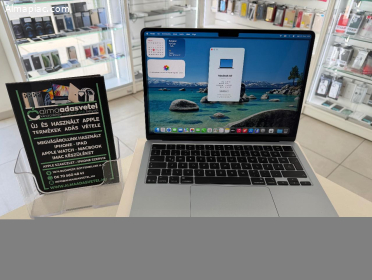 MacBook Air M4 13" Újszerű/16GB/256ssd/2027.05.10 Apple Gar./Akku 99%/