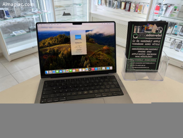 MacBook Pro M2 Újszerű 14" 16GB/512ssd/EU.Bill/Akku 88%/1-3 hónap gar.