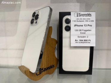 ÚJ AKKU | iPhone 13 Pro 128 GB független fehér (2) iSzerelés.hu
