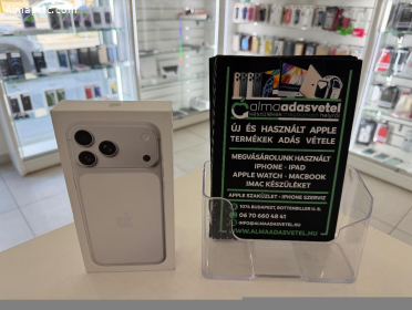Új Bontatlan iPhone 17 Pro Max 256GB Független 1 Év Apple Garancia/